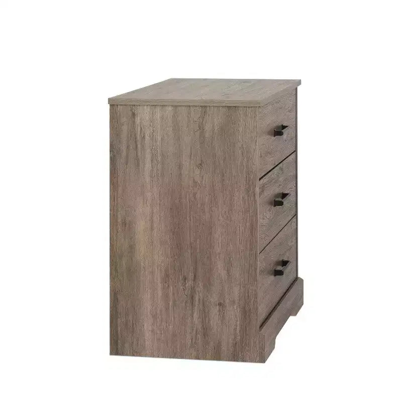 Table de chevet rustique de ferme Prepac Rustic Ridge à 3 tiroirs
