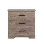 Table de chevet rustique de ferme Prepac Rustic Ridge à 3 tiroirs