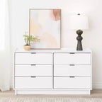 Commode à 6 tiroirs Prepac 52,5 po, style moderne et épuré