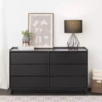 Commode à 6 tiroirs Prepac 52,5 po, style moderne et épuré