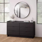 Prepac 52.5" Wide Simply Modern 6 Drawer Dresser