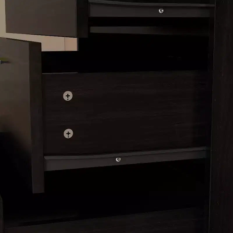 Commode moderne Famapy à 5 tiroirs avec pieds et poignées en métal