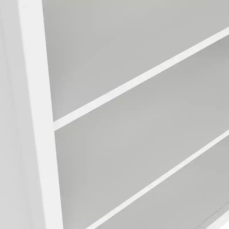 Tvilum, Bibliothèque réglable à 6 étagères Madrid, Étagère de rangement ouverte pour bureau à domicile, Blanc