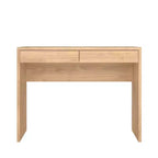 Tvilum, Wilbur Home Office Writing Desk with 2 Storage Drawer, Jackson Hickory