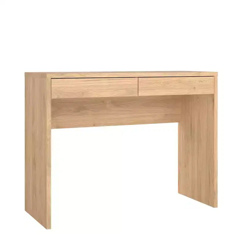 Tvilum, bureau d'écriture Wilbur avec 2 tiroirs de rangement, Jackson Hickory