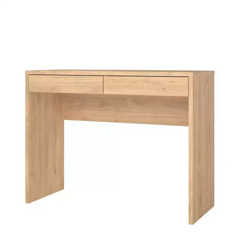Tvilum, bureau d'écriture Wilbur avec 2 tiroirs de rangement, Jackson Hickory
