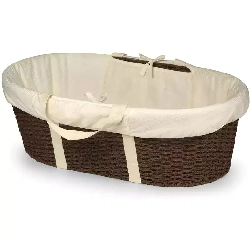 Couffin de Moïse à langer en osier tressé pour bébé Badger Basket