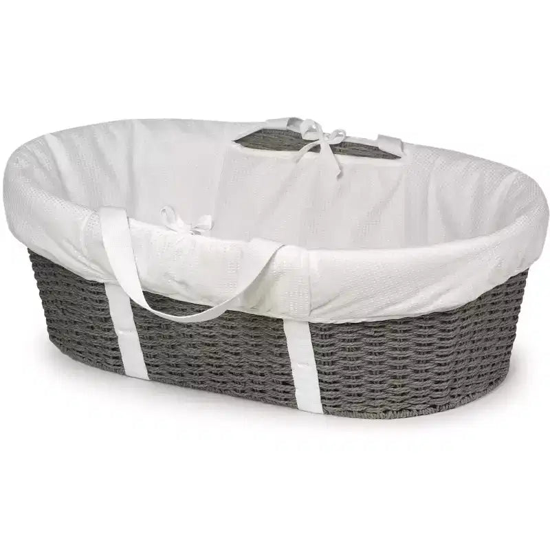 Couffin de Moïse à langer en osier tressé pour bébé Badger Basket