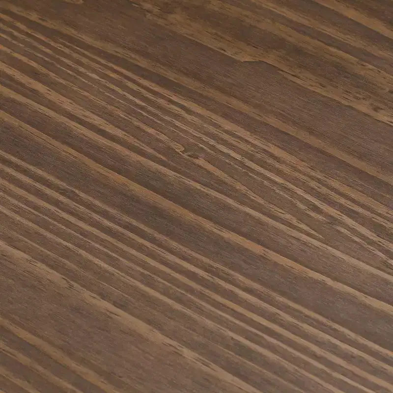 Table basse ronde à tréteaux en bois massif Plank+Beam, 36 po, pour salon