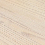 Table basse ronde à tréteaux en bois massif Plank+Beam, 36 po, pour salon
