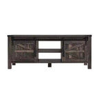 Table basse relevable SinCiDo 48 avec porte coulissante de grange et étagère réglable