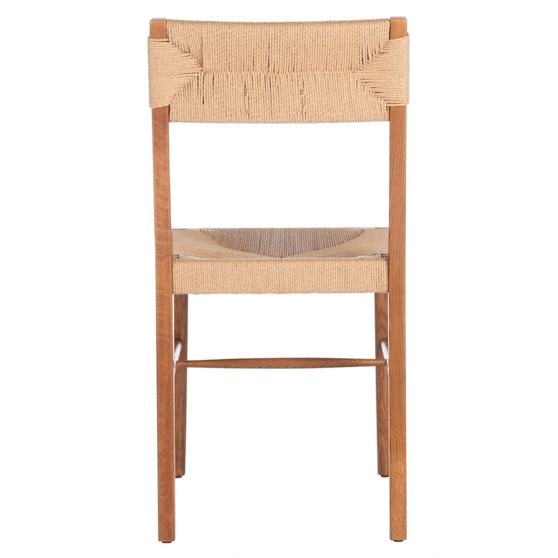 Chaises de salle à manger en rotin tressé (lot de 2) — 41,4 cm L x 54,1 cm P x 86,4 cm H