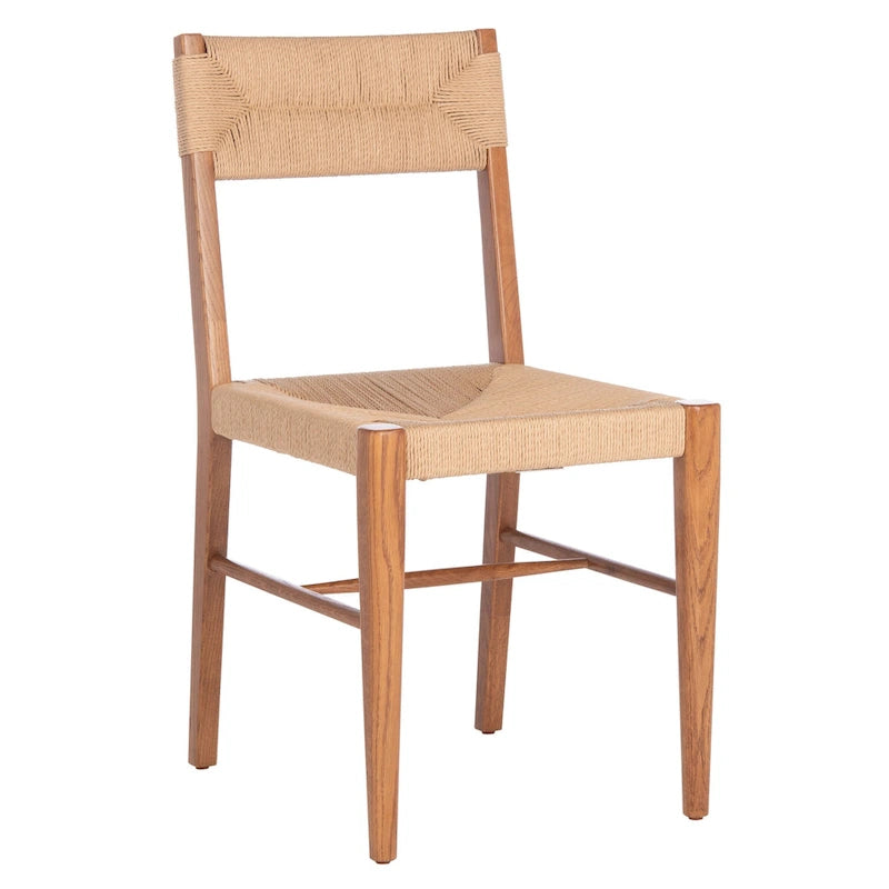 Chaises de salle à manger en rotin tressé (lot de 2) — 41,4 cm L x 54,1 cm P x 86,4 cm H