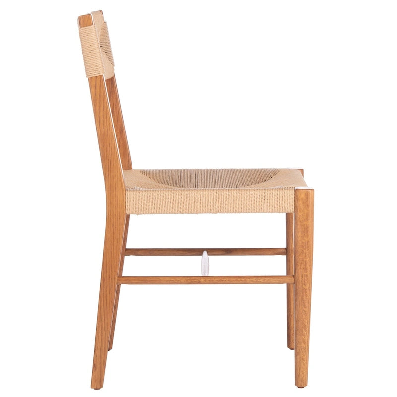 Chaises de salle à manger en rotin tressé (lot de 2) — 41,4 cm L x 54,1 cm P x 86,4 cm H