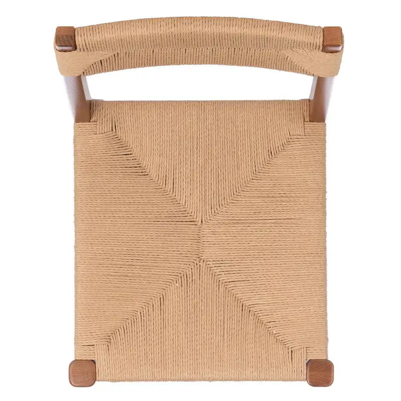 Chaises de salle à manger en rotin tressé (lot de 2) — 41,4 cm L x 54,1 cm P x 86,4 cm H