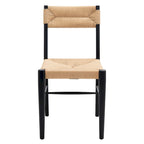 Chaises de salle à manger en rotin tressé (lot de 2) — 41,4 cm L x 54,1 cm P x 86,4 cm H