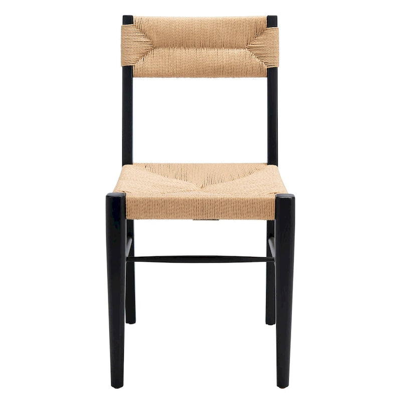 Chaises de salle à manger en rotin tressé (lot de 2) — 41,4 cm L x 54,1 cm P x 86,4 cm H