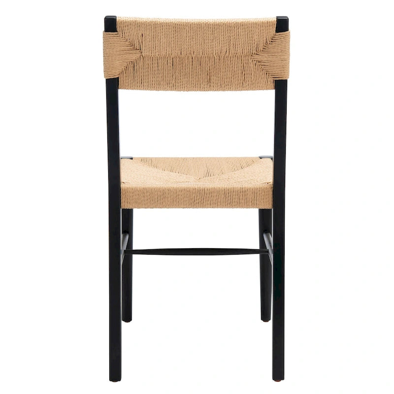 Chaises de salle à manger en rotin tressé (lot de 2) — 41,4 cm L x 54,1 cm P x 86,4 cm H