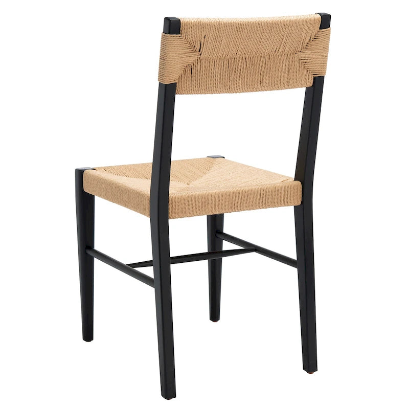 Chaises de salle à manger en rotin tressé (lot de 2) — 41,4 cm L x 54,1 cm P x 86,4 cm H