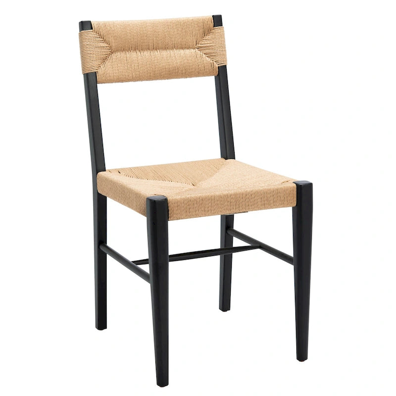 Chaises de salle à manger en rotin tressé (lot de 2) — 41,4 cm L x 54,1 cm P x 86,4 cm H