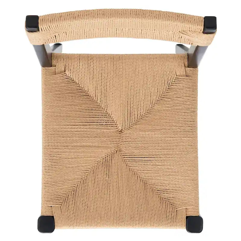 Chaises de salle à manger en rotin tressé (lot de 2) — 41,4 cm L x 54,1 cm P x 86,4 cm H
