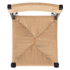 Chaises de salle à manger en rotin tressé (lot de 2) — 41,4 cm L x 54,1 cm P x 86,4 cm H