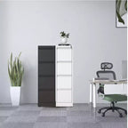 4 Drawer File Cabinet, Metal Filing Cabinets With Lock For A4/Letter/Legal Size File, Steel Vertical File Storage Cabinet For Home Office