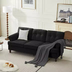 Hyleory 67.32 Causeuse capitonnée en chenille pour salon ou chambre