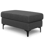 Ottoman WyndenHall Lana de style Mid-Century en tissu haute performance
