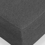 Ottoman WyndenHall Lana de style Mid-Century en tissu haute performance