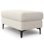 Ottoman WyndenHall Lana de style Mid-Century en tissu haute performance