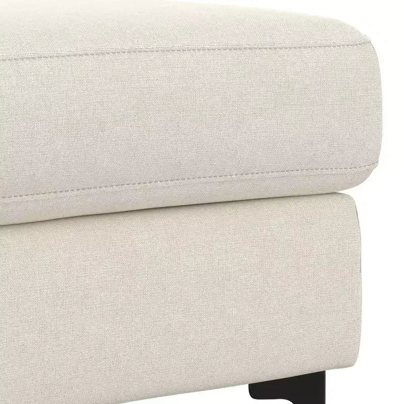 Ottoman WyndenHall Lana de style Mid-Century en tissu haute performance