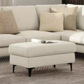 WyndenHall Lana Mid-Century Ottoman Performance Fabric