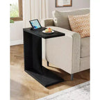 Table d'appoint en C Lantine, table de canapé pour petits espaces