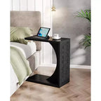 Table d'appoint en C Lantine, table de canapé pour petits espaces