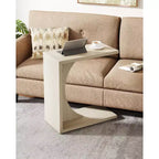 Table d'appoint en C Lantine, table de canapé pour petits espaces