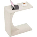 Table d'appoint en C Lantine, table de canapé pour petits espaces