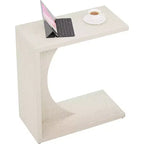 Table d'appoint en C Lantine, table de canapé pour petits espaces