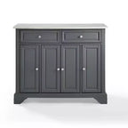 Desserte de cuisine Avery – Crosley : Bois franc, fini nickel brossé