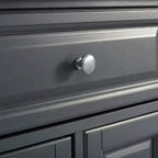 Desserte de cuisine Avery – Crosley : Bois franc, fini nickel brossé