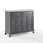 Desserte de cuisine Avery – Crosley : Bois franc, fini nickel brossé
