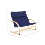 Guidecraft Kiddie Rocker Couch - Bleu : Canapé à Bascule pour Enfants