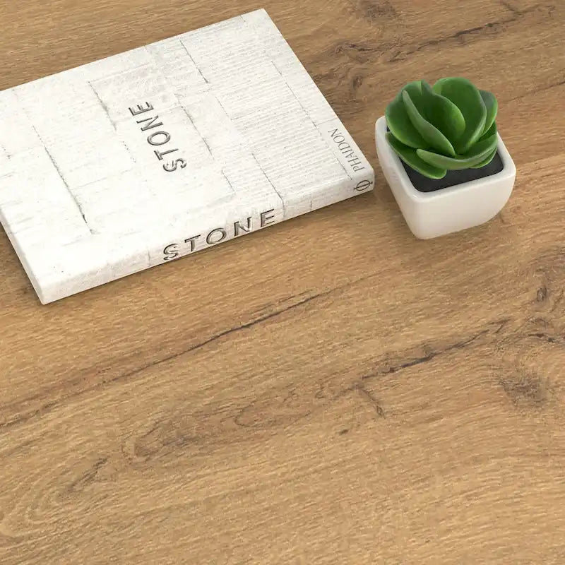 Table de salle à manger WAMPAT rustique moderne pour 6 personnes