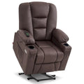 Fauteuil inclinable compact électrique, massant et chauffant (spécialement conçu pour les personnes âgées de petite taille)