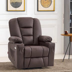 Fauteuil inclinable compact électrique, massant et chauffant (spécialement conçu pour les personnes âgées de petite taille)
