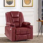 Fauteuil inclinable compact électrique, massant et chauffant (spécialement conçu pour les personnes âgées de petite taille)