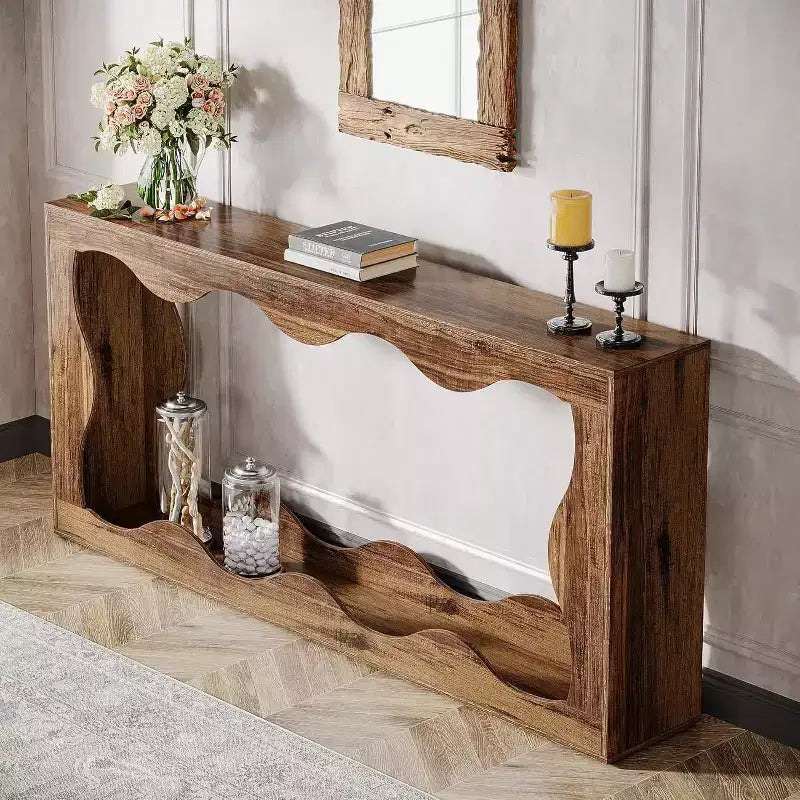 Console rustique Lantine de 63 pouces avec rangement