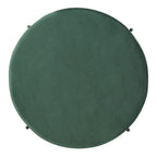 Pouf cocktail rond en velours