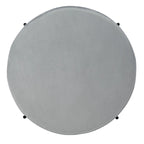Pouf cocktail rond en velours