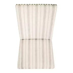 HomePop Lot de 2 chaises de salle à manger en bois rembourrées avec tablier en contreplaqué, capacité de 136 kg